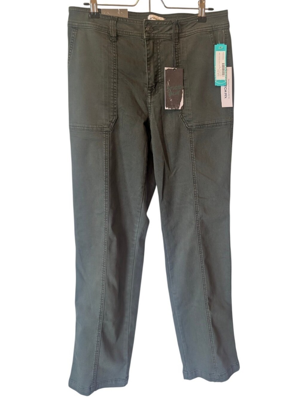 Studio Blue Syd Utility Seamed Patch Pocket Pant - Picture 2 of 4
